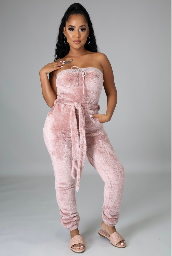 Soft Pink Teddy Jumper